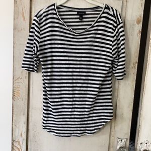 Who what wear linen blend tee shirt